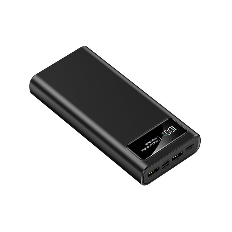 Hochleistungs Powerbank mit digitaler Restanzeige und Schnellladefunktion Brehn