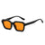 Trendige geometrische Rahmen-Sonnenbrille Brehn