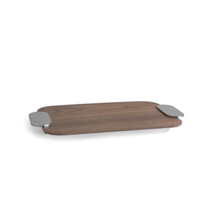 Stilvolle Holzservierplatte