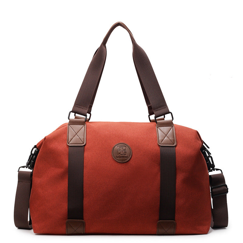 Sportliche Duffel-Tasche Mit Mehreren Fächern Und Verstellbarem Schulterriemen Brehn