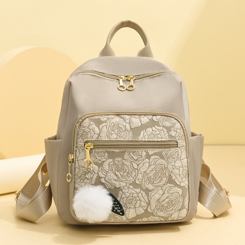 Chic Bestickter Rucksack Brehn