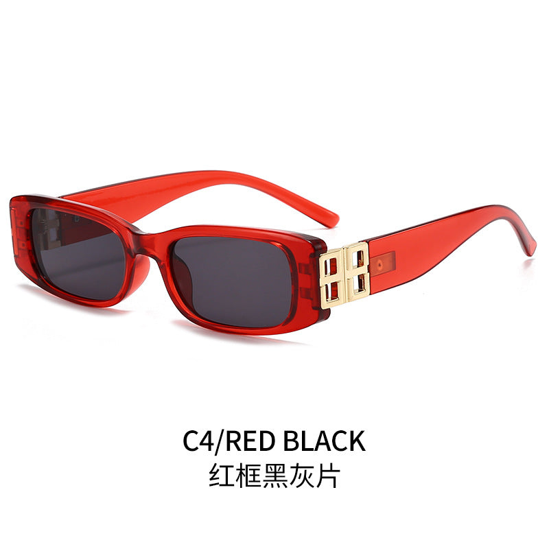 Damen Modische Sonnenbrille mit luxuriösem goldfarbenen Akzent Brehn