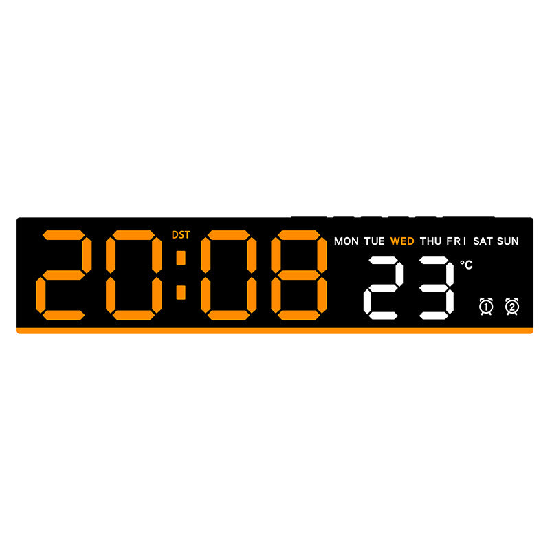 Digitaler Wecker mit großem LED-Display und Temperaturanzeige Brehn
