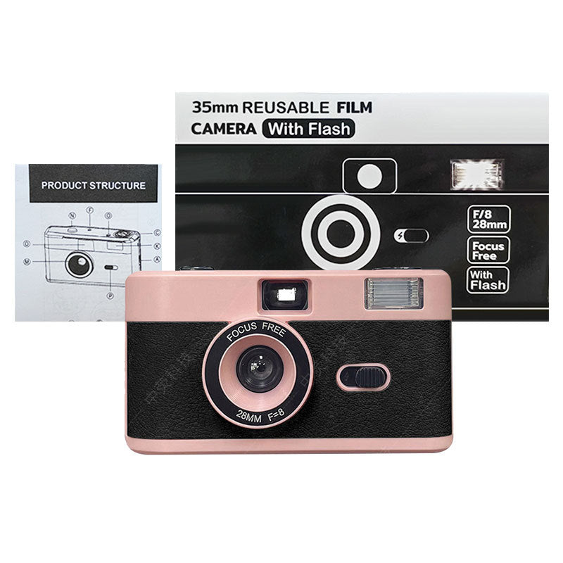Wiederverwendbare Filmkamera mit Blitz Brehn
