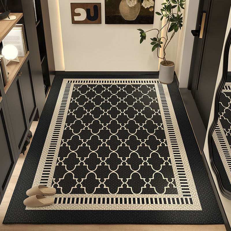 Moderner geometrischer Muster-Bereichsteppich