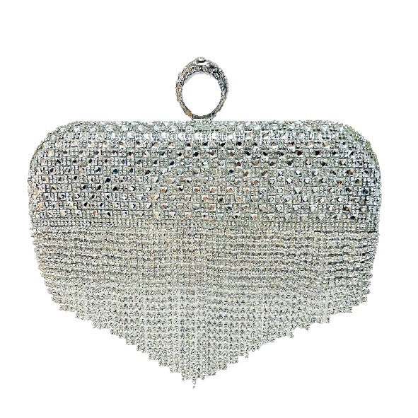 Glamouröse Strass-Handtasche