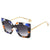 Oversized Geometrische Mode Sonnenbrille Brehn