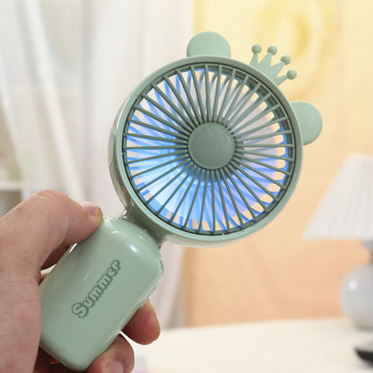 Damen tragbarer Mini-Handventilator mit flexiblem Halterungsmechanismus Brehn