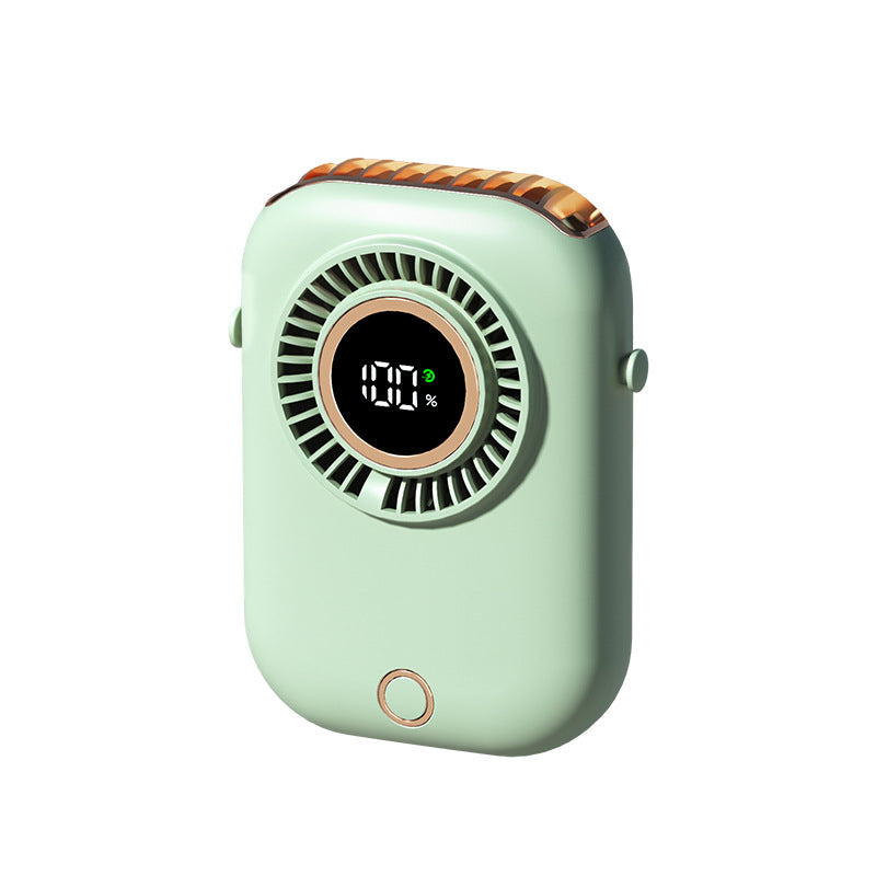 Unisex tragbarer digitaler wiederaufladbarer hängender Ventilator Brehn