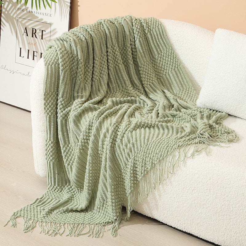 Damen stylische Wohnzimmerdecke mit Fransenmuster Brehn