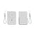 Ultraleichte Powerbank mit Integrierter LED-Anzeige und Schnellladefunktion Brehn