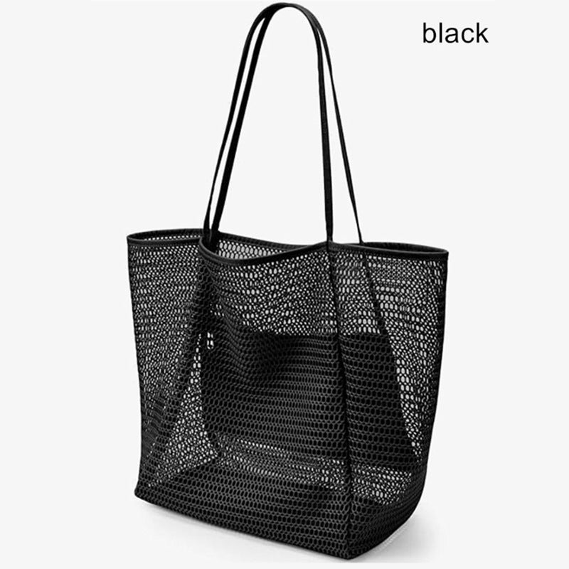 Geräumige Mesh Strandtasche Brehn