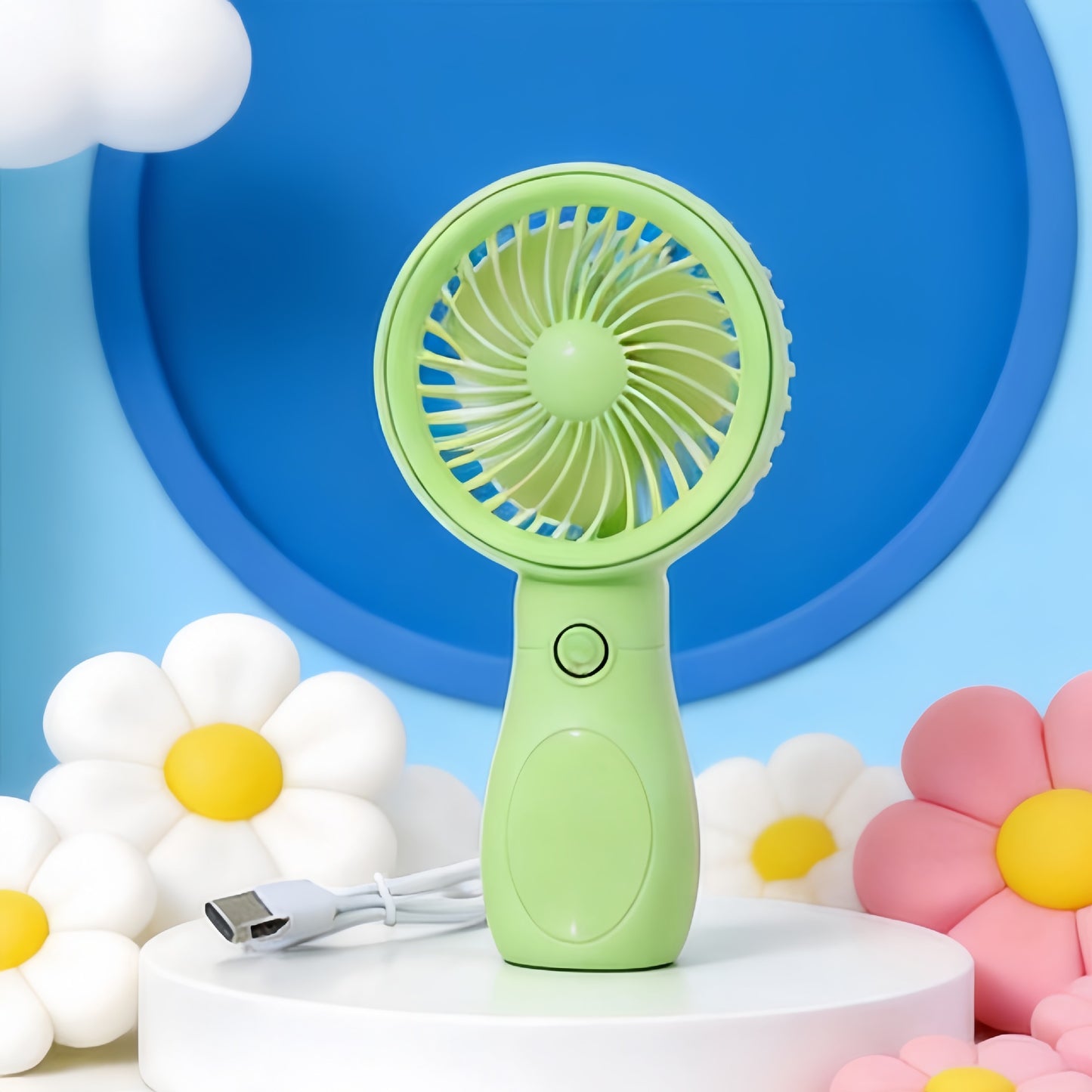 Damen tragbarer Handventilator mit USB-Anschluss Brehn