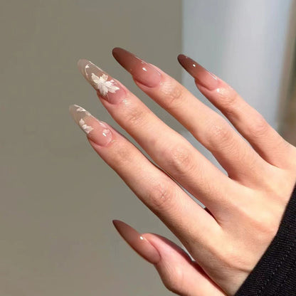 Hochglanz Gel Press-On Nägel Brehn