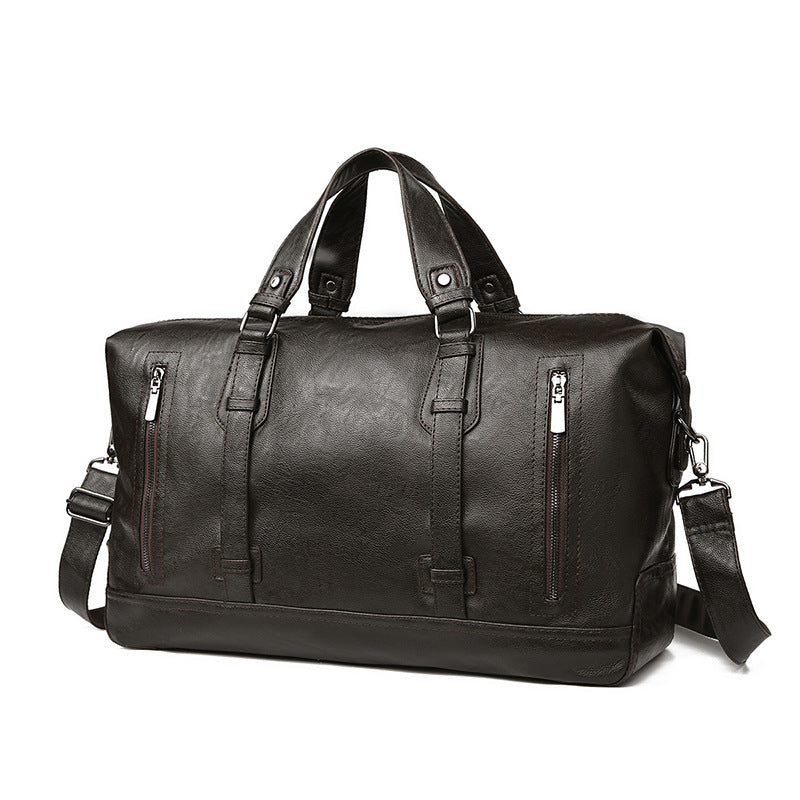 Premium Leder Wochenend-Duffel Bag Brehn