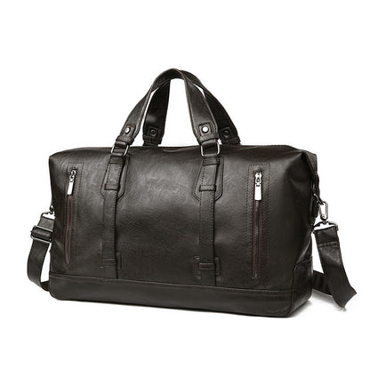 Premium Leder Wochenend-Duffel Bag Brehn