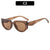 Skulpturale Katzenaugen-Sonnenbrille