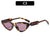 Cat-Eye-Sonnenbrille mit einzigartigem Schildpatt-Rahmen