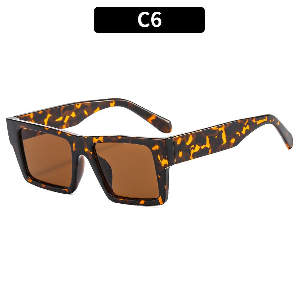 Zeitgenössische Chunky Rahmen Sonnenbrille