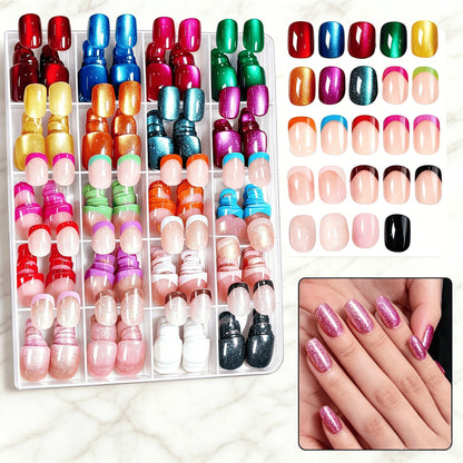 Multi-Style Press-On Nail Art Set Brehn