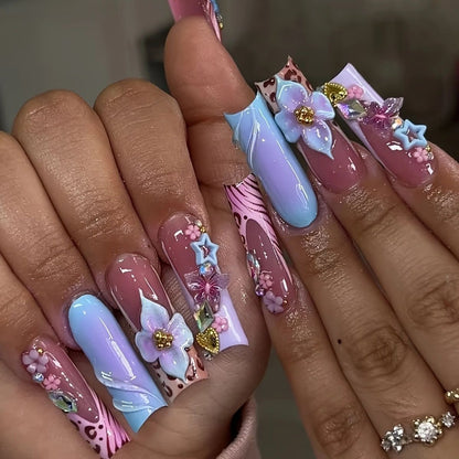 Dekorativer Press-On Nagelset Brehn