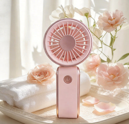 Damen tragbarer Mini-Handventilator mit intelligentem Luftstrom Brehn