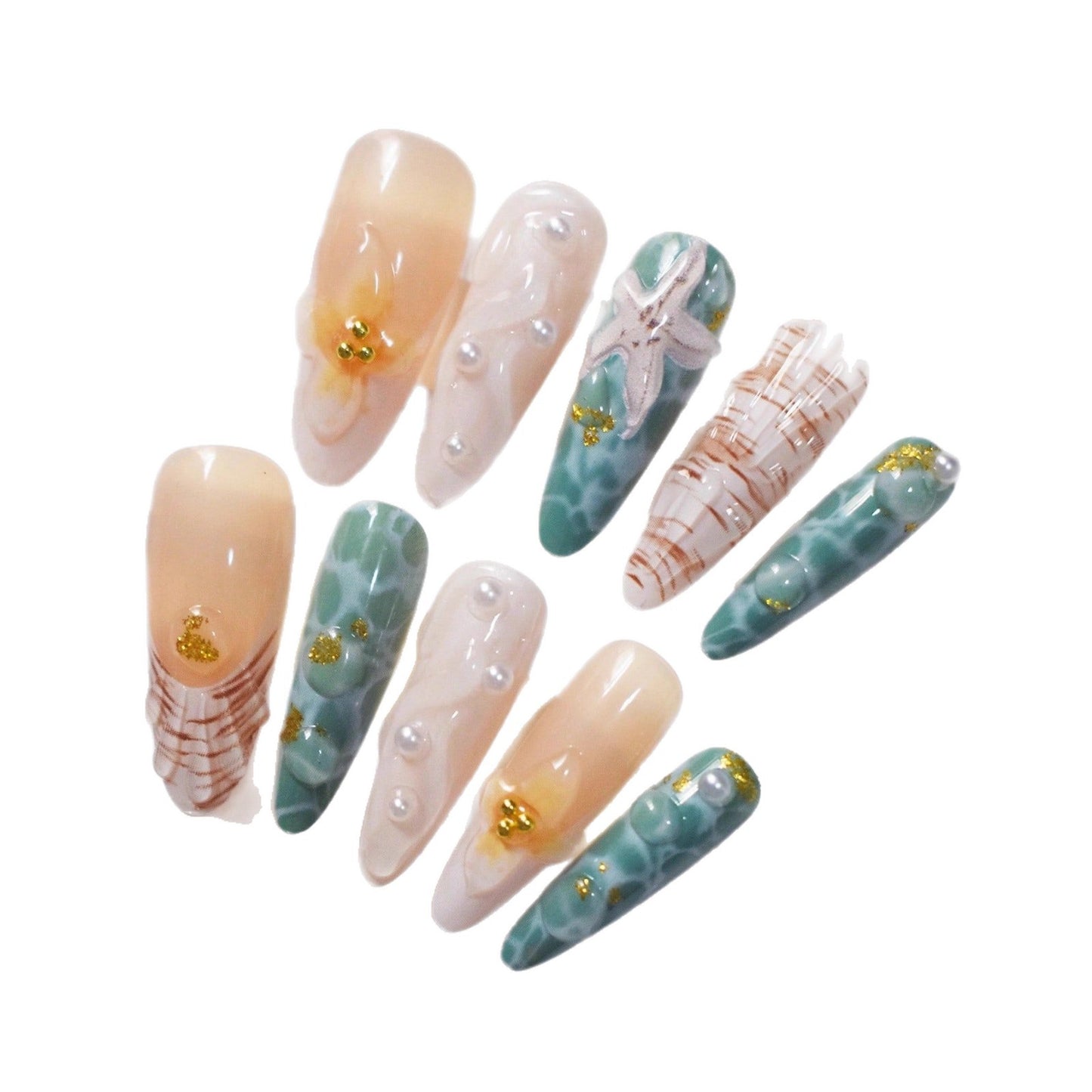 Künstlerisches 3D Nagelkunstset Brehn