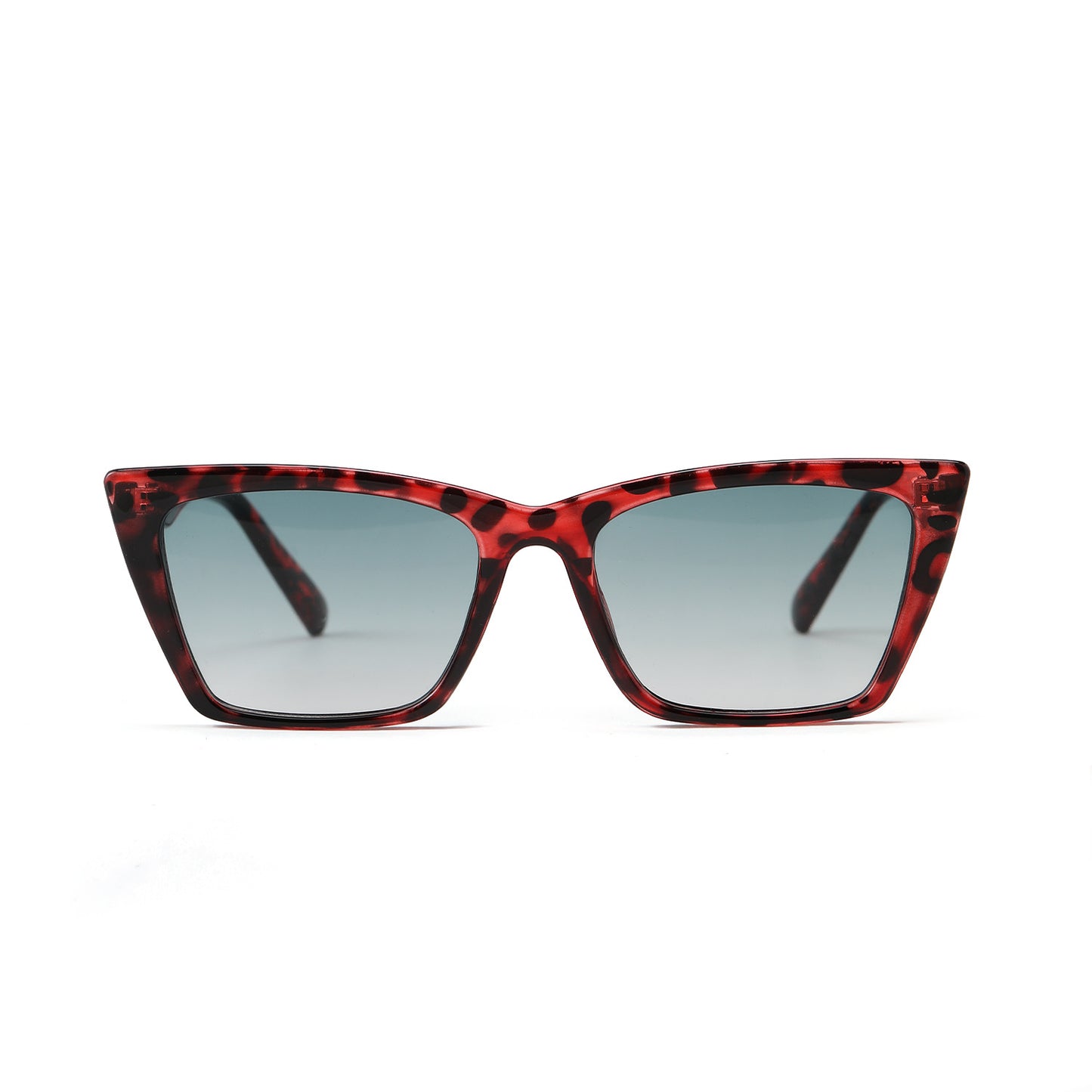 Damen Cat-Eye Sonnenbrille mit einzigartigem kantigem Rahmen Brehn