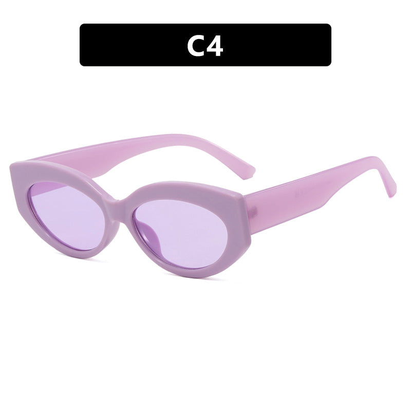 Damen Cat-Eye Sonnenbrille im stilvollen Kunststoffdesign Brehn