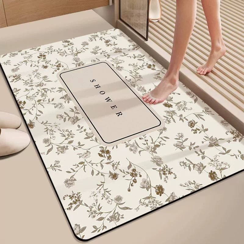 Stylische Badematte aus Memory-Schaum