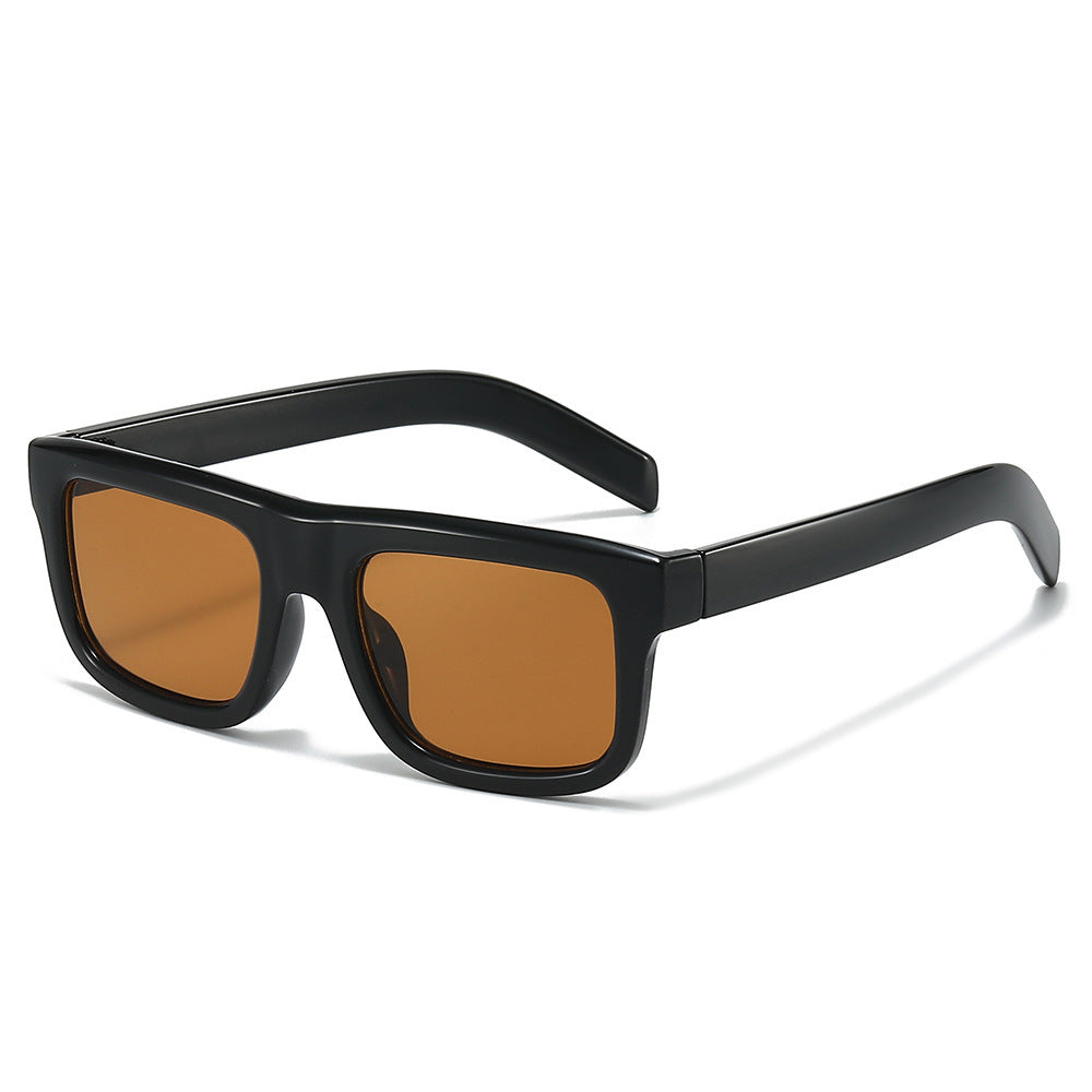 Zeitgenössische Sonnenbrille mit breitem Rahmen Brehn
