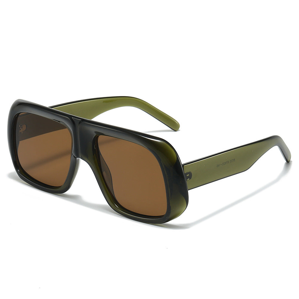 Luxuriöse Übergroße Quadratische Sonnenbrille Brehn
