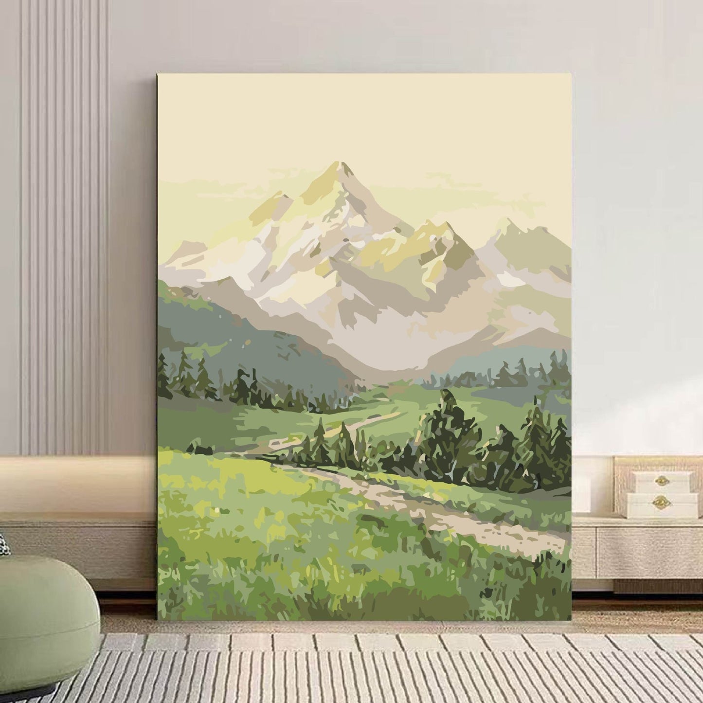 Szenische Berglandschaft Leinwand Kunst Brehn 1785768018