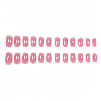Elegante quadratische Gel-Nagelverstärkungen Brehn