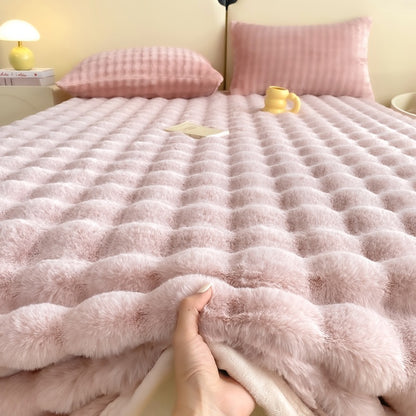 Ultra-weiches plüschtexturiertes Decke