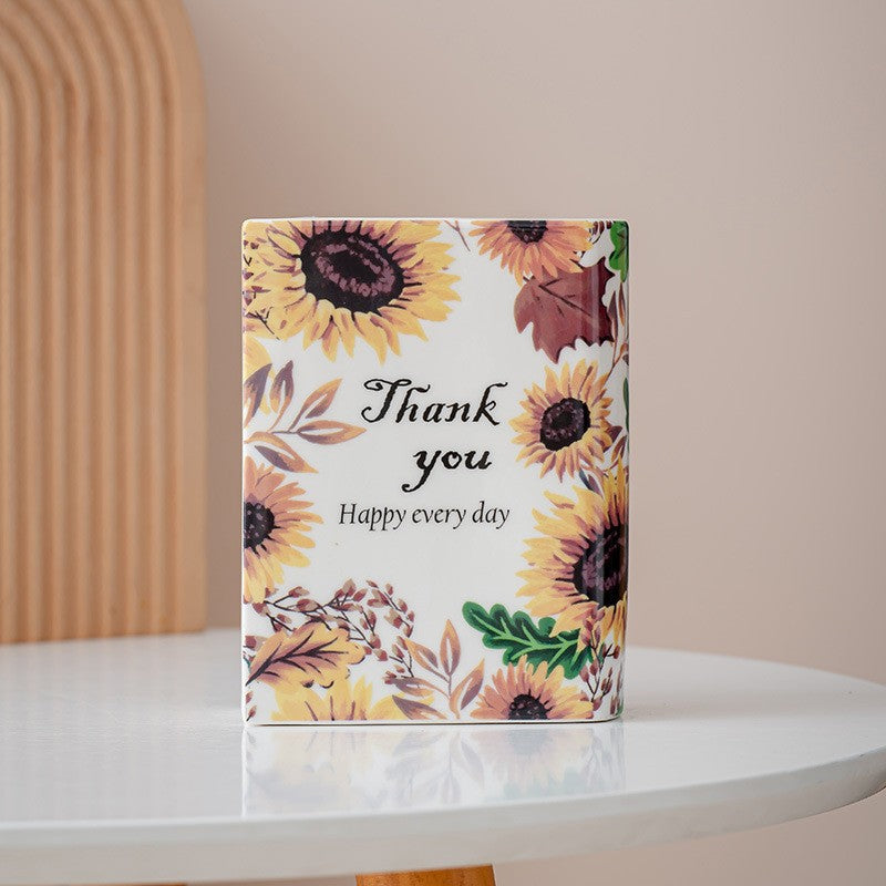 Dekorative Dankeschön Geschenkvase