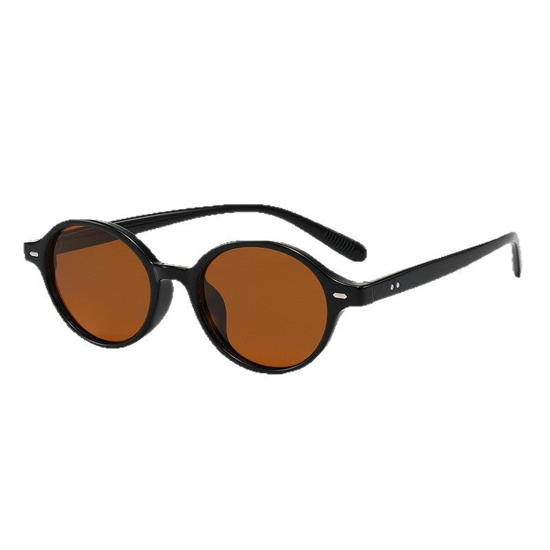 Damen modische Sonnenbrille im klassischen runden Design Brehn