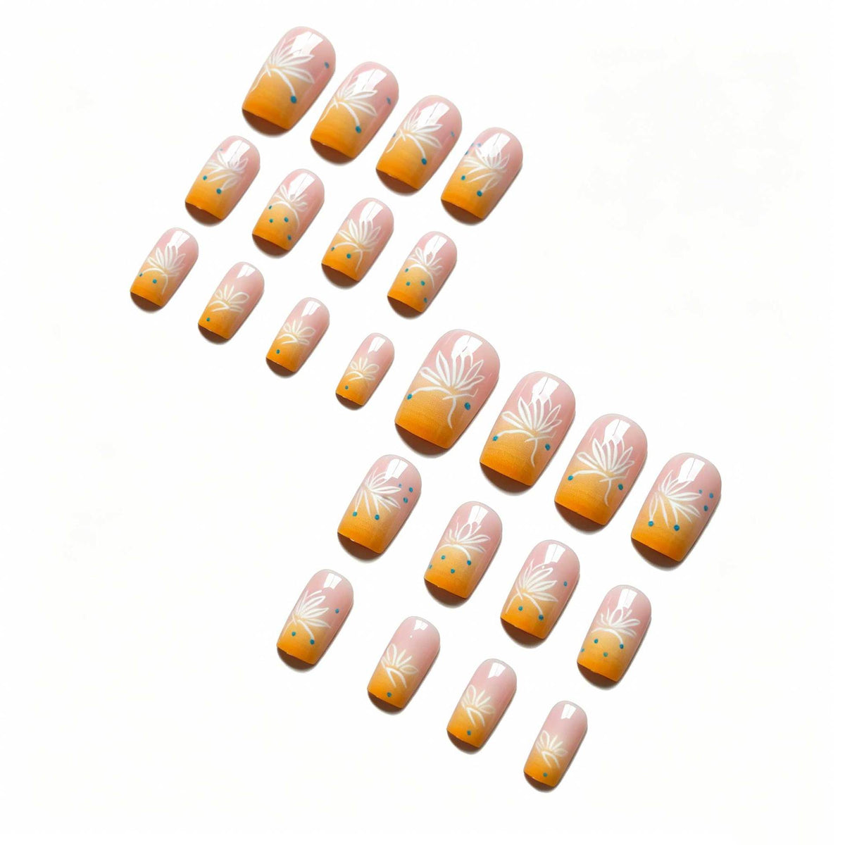 Blumenkunst Nageldesign-Kit