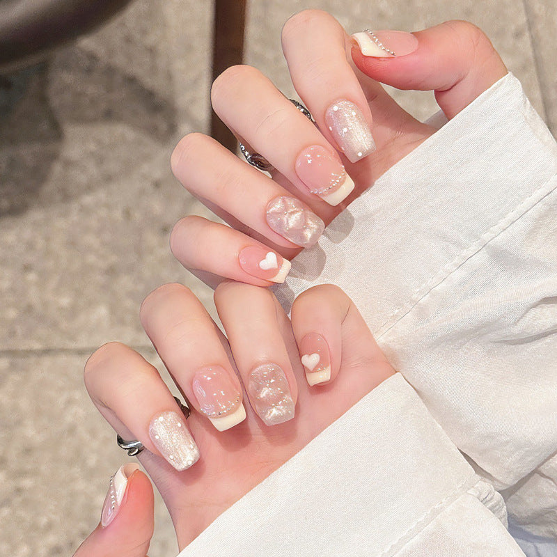 Dekorative Glitzernde Press-On Nail Tips Brehn