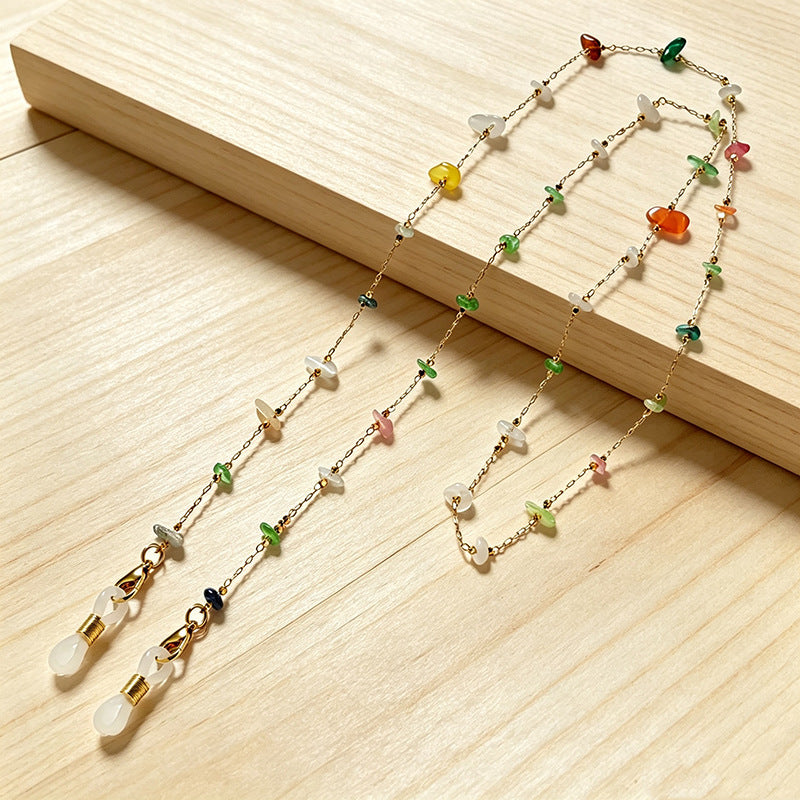 Multi-String Edelstein-Halskette Brehn