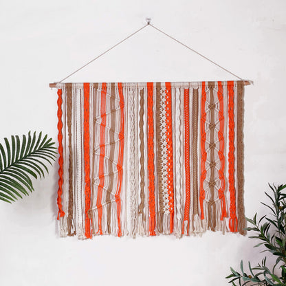 Wandbehang aus geflochtenem Material Brehn