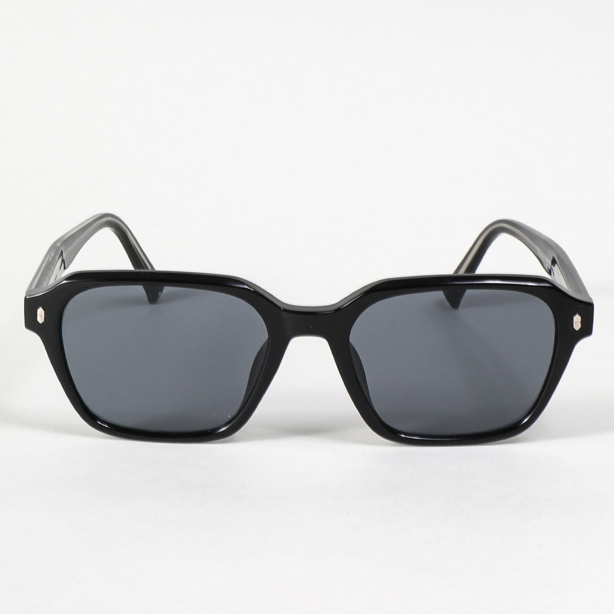 Damen rechteckige Sonnenbrille mit trendigem transparenten Rahmen Brehn