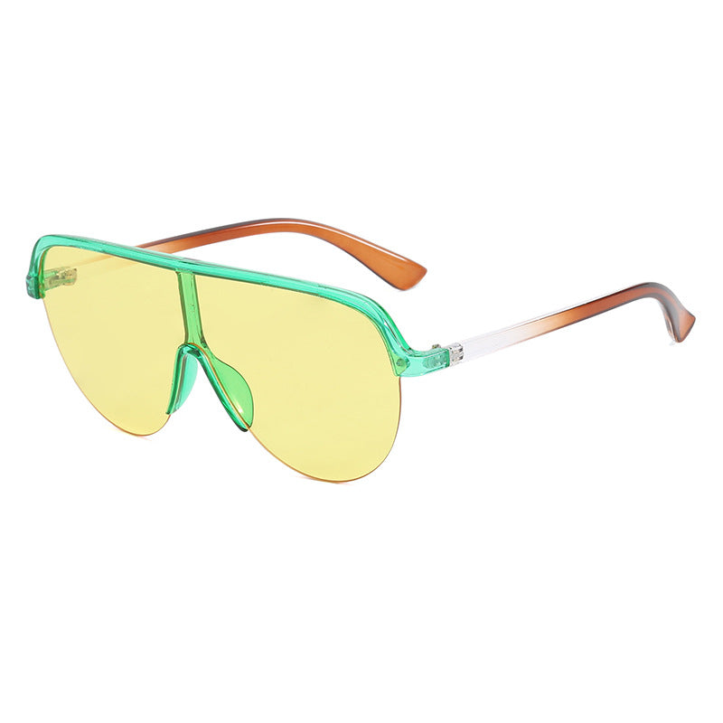 Damen oversized Visier Sonnenbrille Brehn