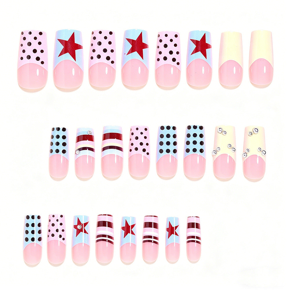 Abstract Design Press-On Nail Art Tips Brehn