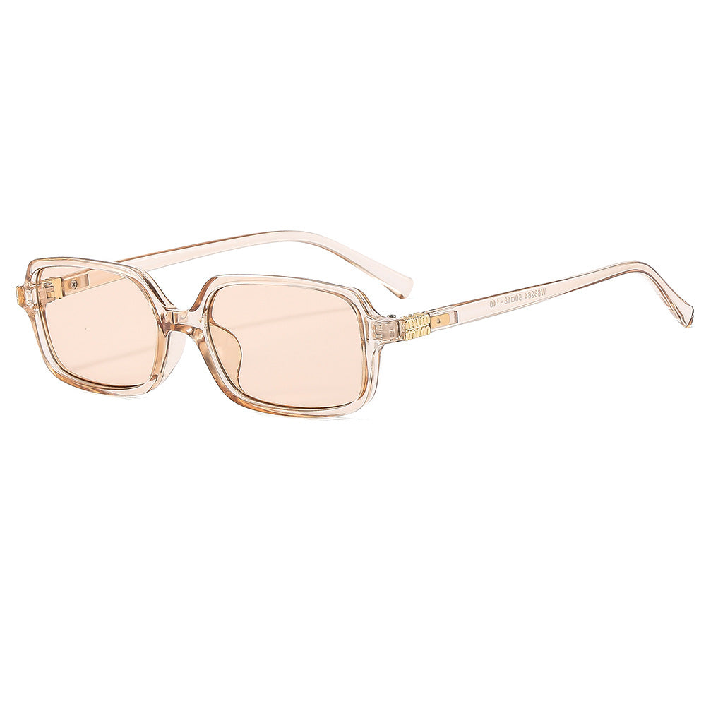 Damen modische Sonnenbrille mit elegantem Kunststoffrahmen und ausgefallenem Design Brehn