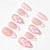 Elegante dekorative Acryl-Nagelkunst Tipps Brehn