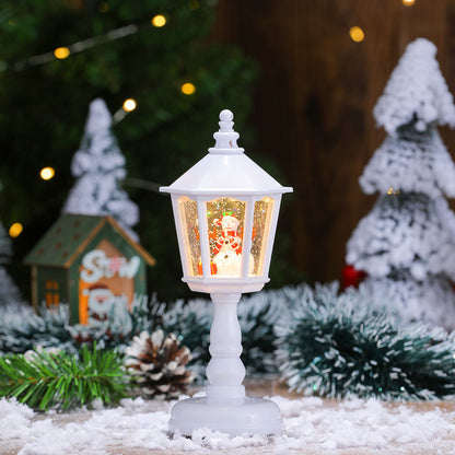 LED Dekorative Laterne mit Santa Figurine Brehn