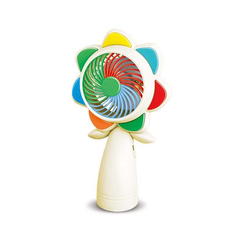Unisex Tragbarer Mini-Handventilator im Blumen-Design Brehn