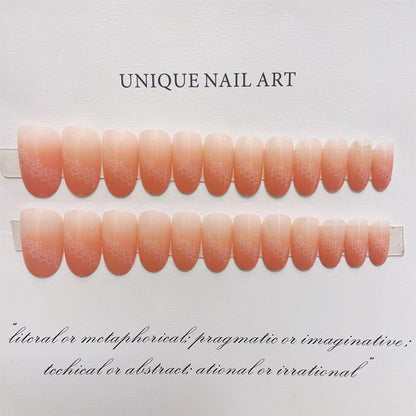 Elegantes Gradient Press-On Nagel Set