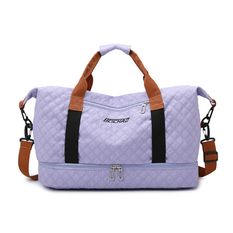 Gestepptes Reis-Duffle-Bag